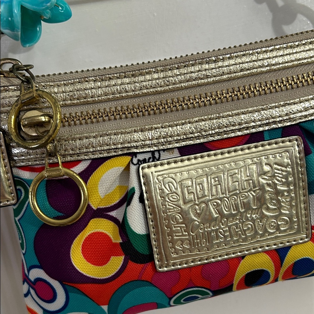 Coach Multicolor Patterned Small Shoulder Bag Wit… - image 2